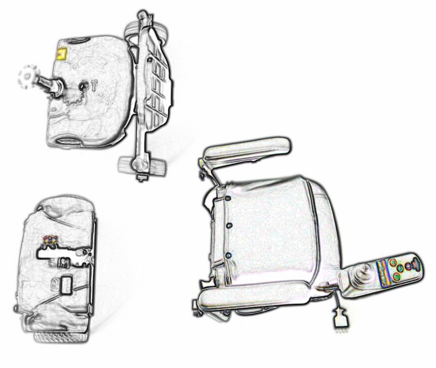 Merits P321 Mobiscoot powerchair